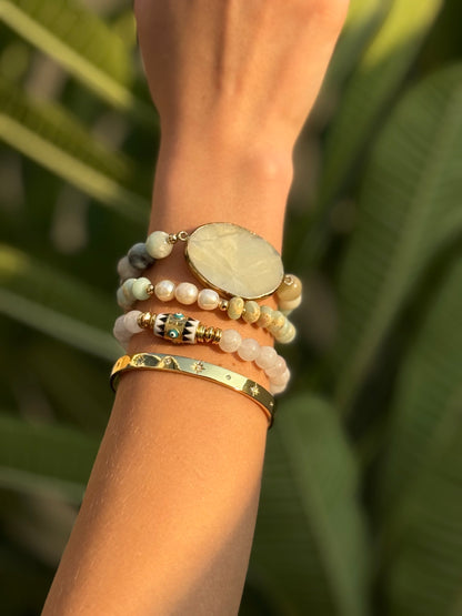 Jasper & Baroque pearls image 4