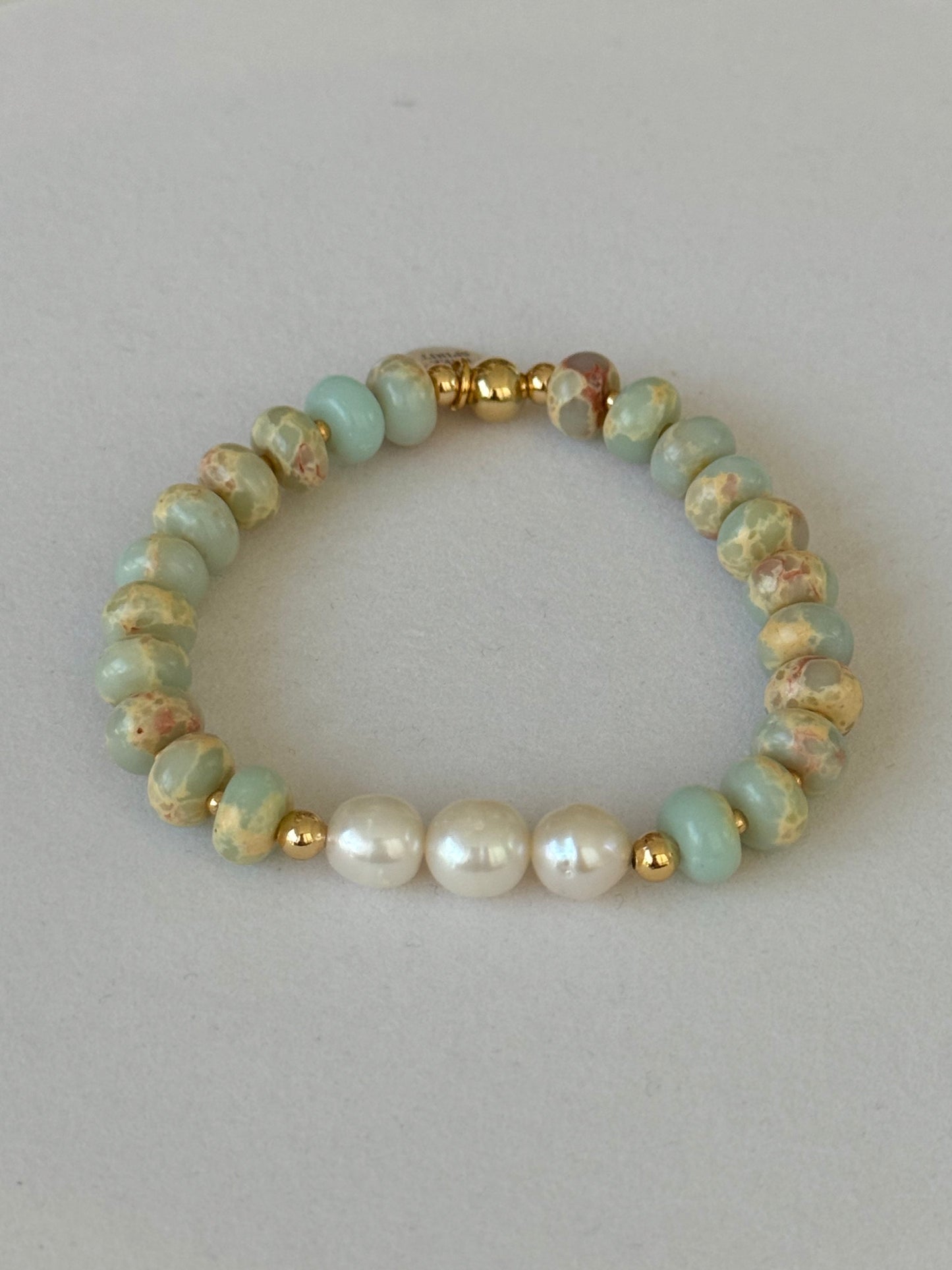 Jasper & Baroque pearls image 3