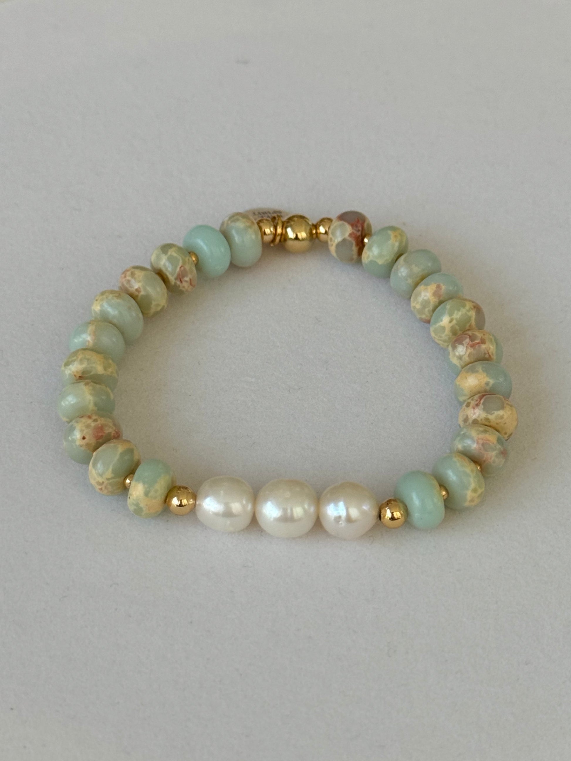 Jasper & Baroque pearls image 3