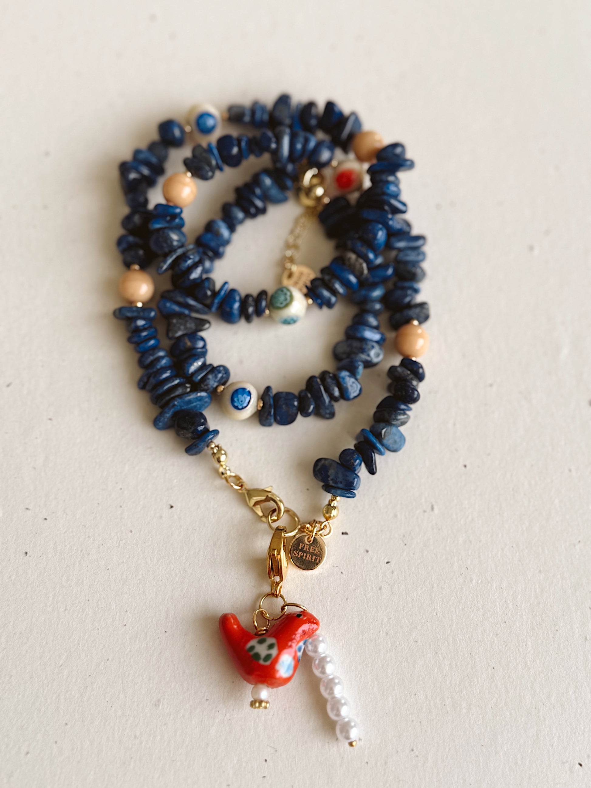 Lapis Lazuli Murano set image 1